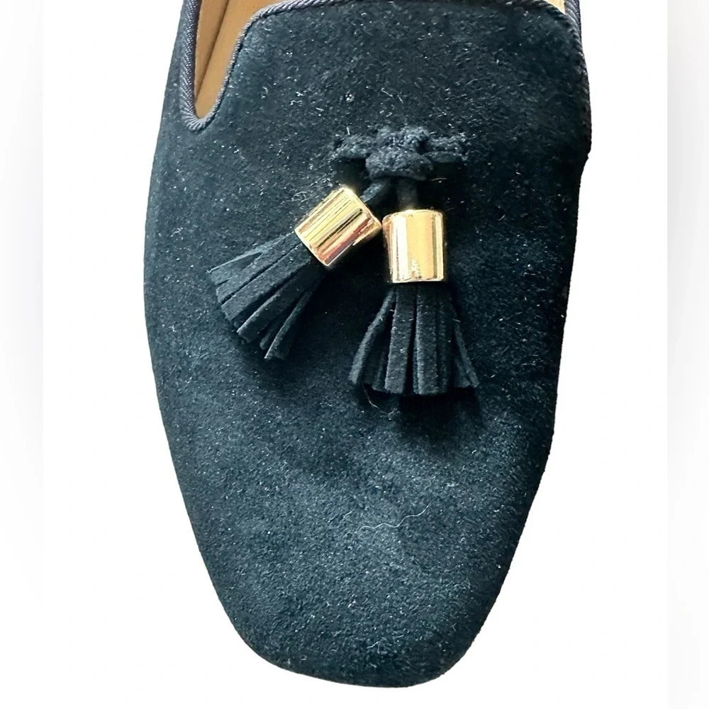 Talbots Stella tasseled suede flat. Size 8 - Picture 2 of 7